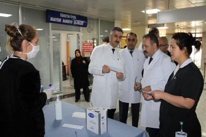 GAÜN Hastanesinde tedbirler gözden geçirildi