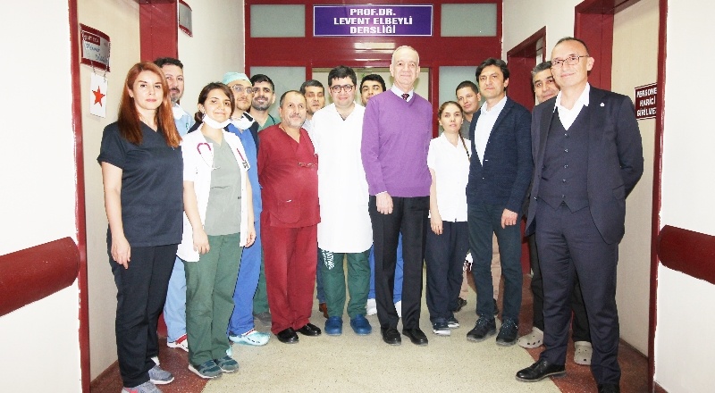 GAÜN Hastanesi’ne “Prof. Dr. Levent Elbeyli Dersliği” açıldı