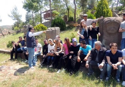 GAÜN İslahiye MYO öğrencileri sınav öncesi stres attı