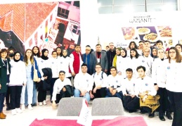 GAÜN öğrencileri, I. Mezopotamya Turizm ve Gastronomi Fuarına katıldı