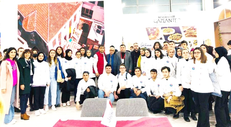 GAÜN öğrencileri, I. Mezopotamya Turizm ve Gastronomi Fuarına katıldı