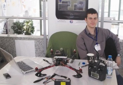 GAÜN öğrencisi Robot yarışmasında üçüncülük kazandı