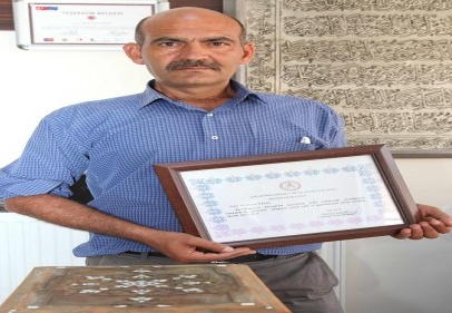 GAÜN Sedef Ustası Bakır’a ödül verildi