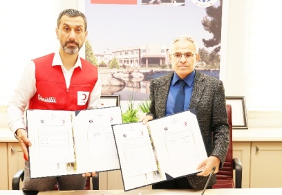 GAÜN ve Türk Kızılay Derneği arasında işbirliği protokolü imzalandı