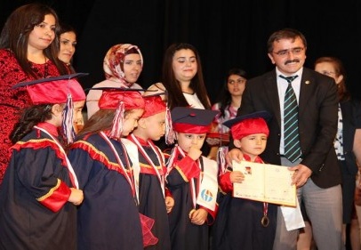 GAÜN’de ana okulu öğrencilerinin yıl sonu gösterisi ve diploma töreni vardı