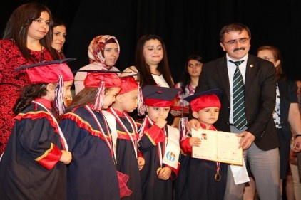 GAÜN&#8217;de ana okulu öğrencilerinin yıl sonu gösterisi ve diploma töreni vardı