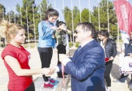 GAÜN’de geleneksel Atatürk koşusu düzenlendi