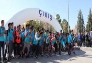 GAÜN’de Geleneksel Atatürk Koşusu yapıldı