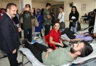 GAÜN’lü öğrenciler kan verme yarışında
