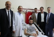Gazi Mustafa Karaoğlu’nun tedavisi tamamlanarak taburcu edildi