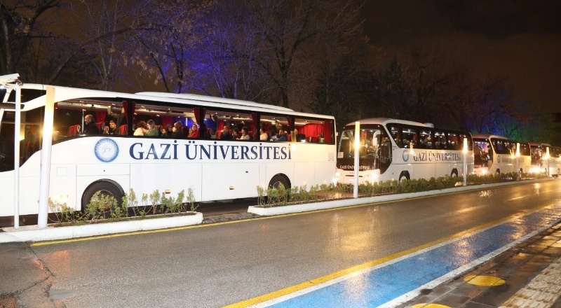 Gazi Üniversitesi’nin yardım konvoyu deprem bölgesine geldi