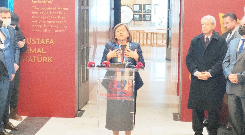 “Gaziantep 100. Yıl Ulusal Sergisi” Beyoğlu'nda açıldı