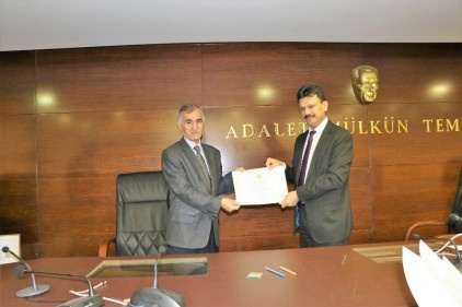 Gaziantep adliyesi personeline teşekkür ve tebrik belgesi 