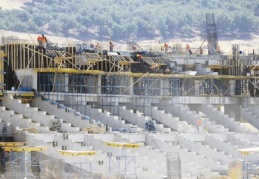 Gaziantep Arena Stadyumu’nun inşaatı sürüyor 