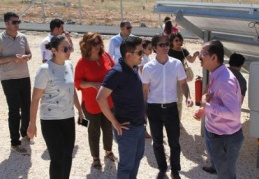 Gaziantep Büyükşehir Belediyesine ait Bağlarbaşı Güneş Enerji Santrali Gaziantep Kent Konseyi'ni ağırladı