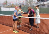 Gaziantep Büyükşehir Belediyesinin kısa sürede tamamladığı tenis kompleksi ilk kez bir turnuvaya ev sahipliği yapıyor