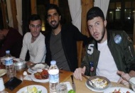 Gaziantep Büyükşehir Belediyesporlu futbolcuların baklava keyfi