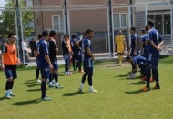 Gaziantep Büyükşehir Belediyesporlu oyuncular, Kayserispor’u alkışlarla karşıladı
