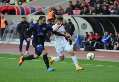 Gaziantep Büyükşehir Belediyespor'u 2-1 mağlup etti