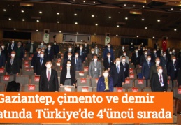 Gaziantep, çimento ve demir fiyatında Türkiye’de 4’üncü sırada