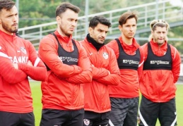 Gaziantep FK, bir günlük iznin ardından antrenmana başladı