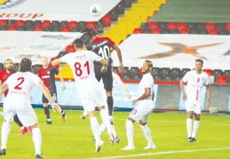 Gaziantep FK, evinde berabere 1-1