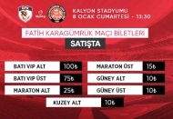Gaziantep FK-Fatih Karagümrük maçının biletleri satışa çıktı