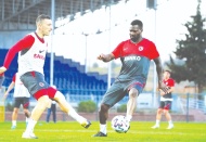 Gaziantep FK, günü çift antrenmanla tamamladı