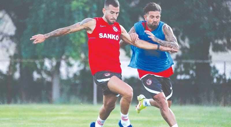Gaziantep FK, günü çift antrenmanla tamamladı