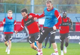 Gaziantep FK, günü çift antrenmanla tamamladı