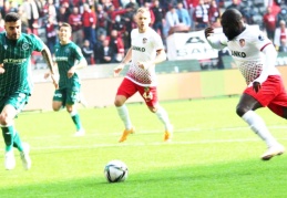 Gaziantep FK, rakibini 3-2 mağlup ederek 3 puanın sahibi oldu
