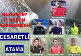 Gaziantep İl Hakem Kurulu başarılı bir haftayı daha geride bıraktı