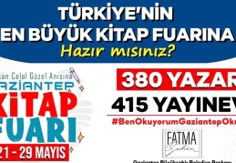 Gaziantep Kitap Fuarı için geri sayım başladı