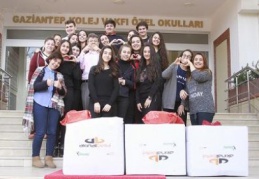 Gaziantep Kolej Vakfı öğrencileri Ağrı Tutak’a yardım gönderdi