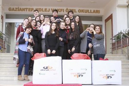 Gaziantep Kolej Vakfı öğrencileri Ağrı Tutak’a yardım gönderdi