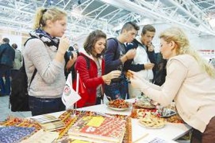 Gaziantep lezzetleri Salone del Gusto Gastronomi Fuarı&#039;ndaydı