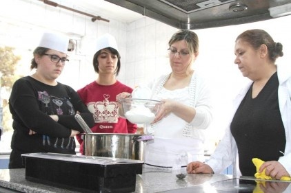 Gaziantep mutfağını öğrenmeye geldiler
