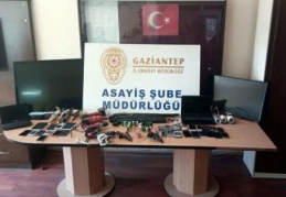 Gaziantep polisi hırsızlara göz açtırmıyor