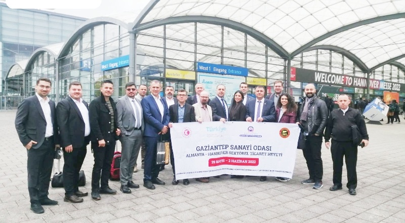 Gaziantep Savunma Sanayi ve Teknoloji Kümesi, Hannover Fuarı’na çıkarma yaptı