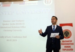 Gaziantep Üniversitesi’nde Erasmus ve Youthpass sunumu yapıldı
