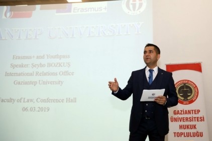 Gaziantep Üniversitesi&#8217;nde Erasmus ve Youthpass sunumu yapıldı