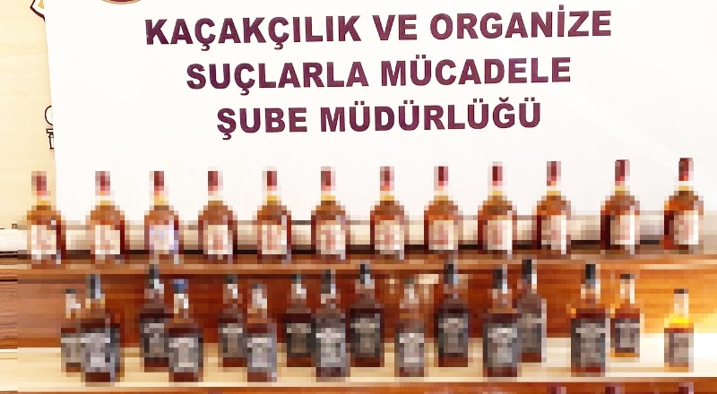 Gaziantep ve Şırnak’ta sahte alkol operasyonu