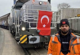 Gaziantep’e yardım için vagon kiraladı