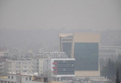 Gaziantep’e yine toz yağdı