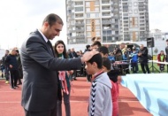 Gaziantep'in En Hızlısı Yarışması Akkent Spor Köyü atletizm sahasında yapıldı