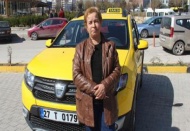 Gaziantep’in tek kadın taksi şoförü 