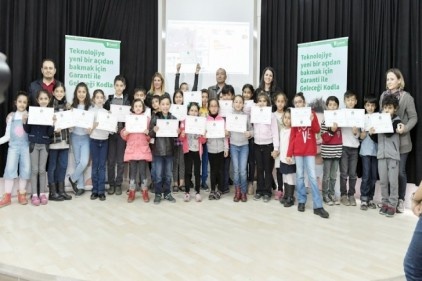 Gaziantepli çocuklar &#8216;Garanti ile Geleceği Kodla&#8217;dı