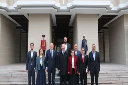 Gaziantepli heyet İçişleri Bakanı Süleyman Soylu&#8217;yu ziyaret etti