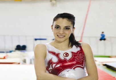 Gaziantepli Olimpik cimnastikci köşkteki resepsiyona katıldı