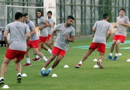 Gaziantepspor, antrenmanlarını sürdürüyor